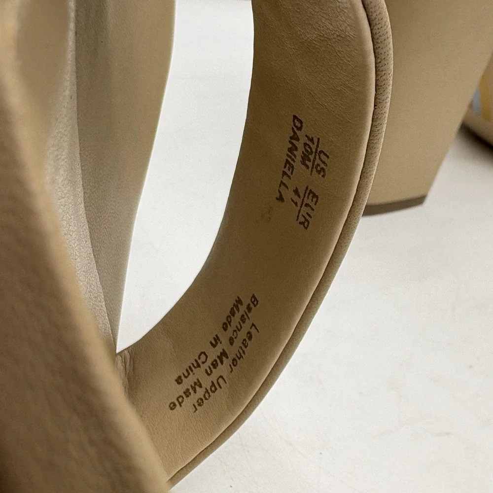 Sam Edelman Daniella‎ Women's Heels Beige Size 10 Classic Preppy